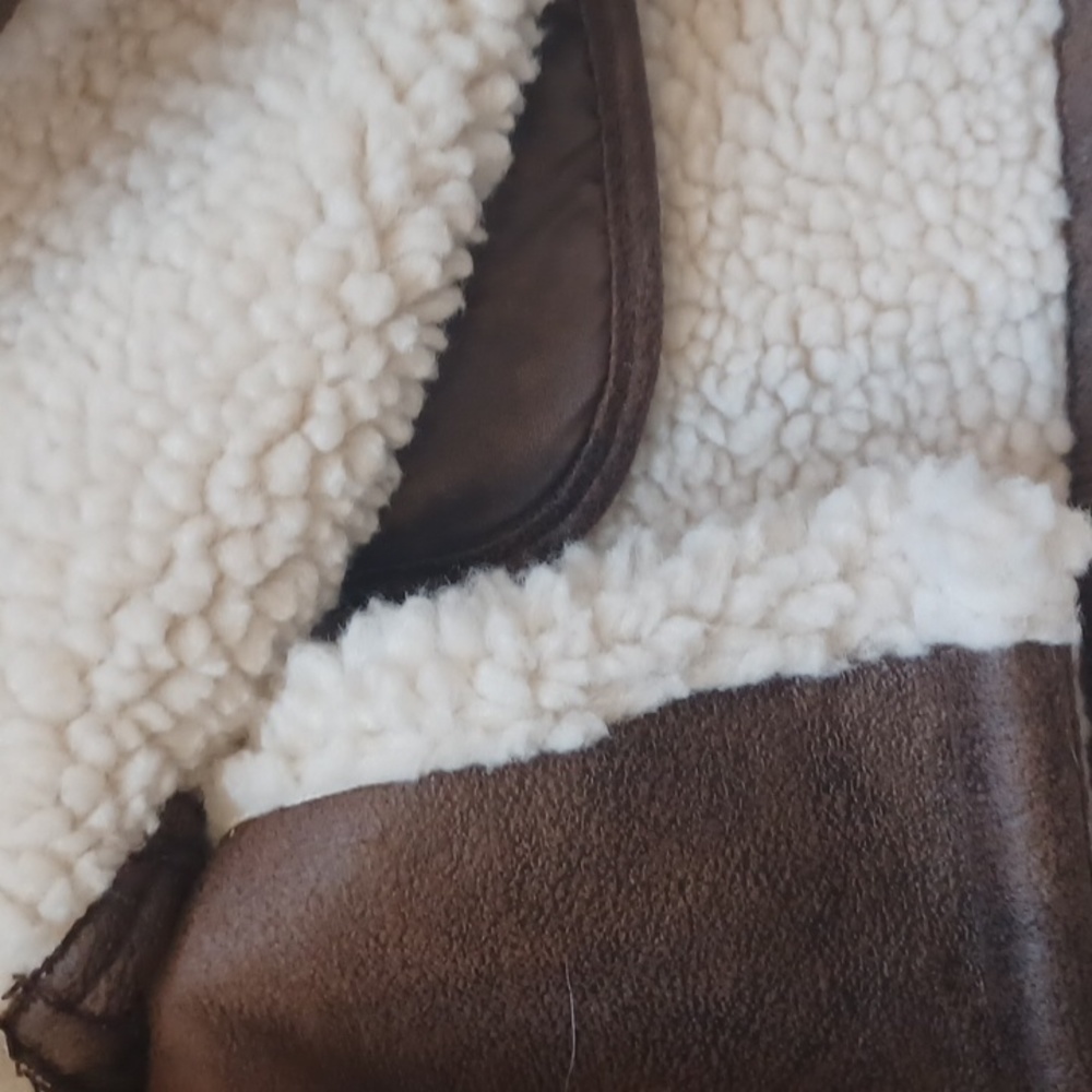 NWT Rainforest All-Weather Faux Leather/Suede Chestnut Brown Versatile Jacket - Picture 4 of 11